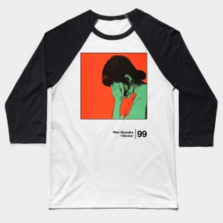 Mari Akasaka - Vibrator - Minimal Style Graphic Artwork Baseball T-Shirt